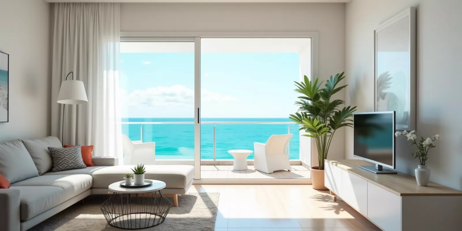 Apartamento moderno con terraza y vistas al mar Mediterráneo en Alicante, España, alquiler vacacional 2026